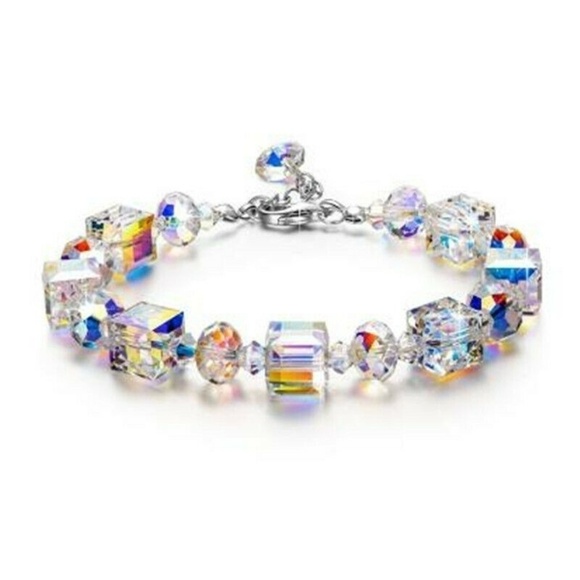 Handmade Jewelry - Crystals Glass Beads Bracelet